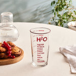 Karaca H2O Rotes Erfrischungsgetränkglas, 570 Ml