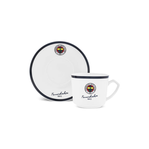Karaca x Fenerbahçe Lizenziertes 6-Personen-Kaffeetassen-Set 80 ml