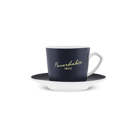 Karaca x Fenerbahçe Lizenziertes 6-Personen-Kaffeetassen-Set 80 ml