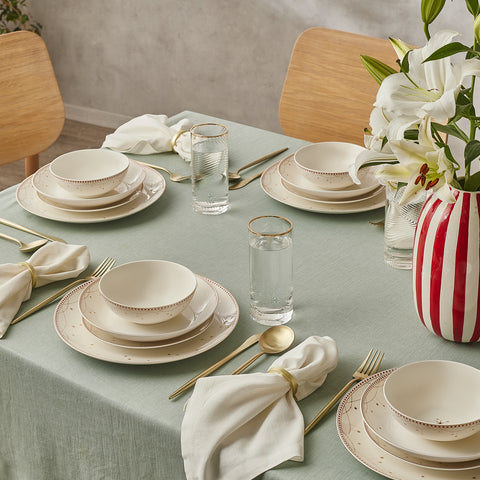 Karaca Elegance Bone Festival 24-teiliges Tafelservice für 6 Personen