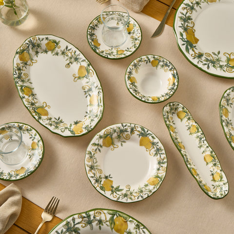 Karaca Limonelle 32-Piece Breakfast Set for 6 Persons
