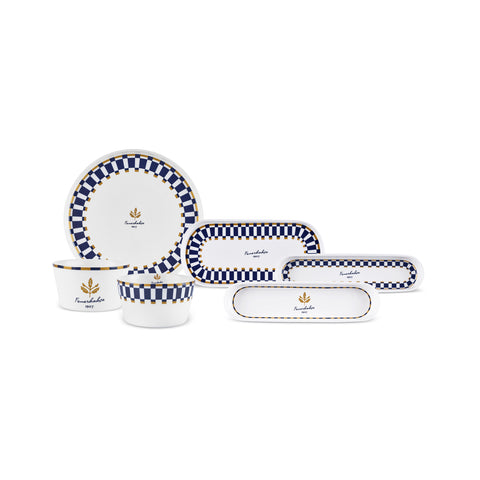Karaca x Fenerbahçe Licensed Forever Bone – 14-Piece Breakfast Set for 6 People