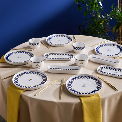 Karaca x Fenerbahçe Licensed Forever Bone – 14-Piece Breakfast Set for 6 People