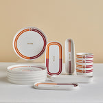 Karaca x Galatasaray Licensed Forever Bone – 14-Piece Breakfast Set for 6 People