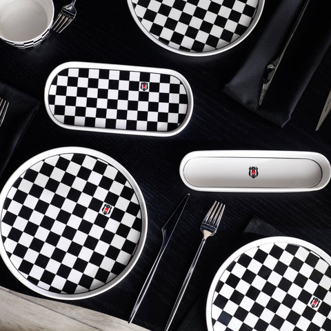 Karaca x Beşiktaş Licensed Forever Bone – 14-Piece Breakfast Set for 6 People