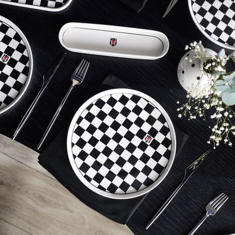Karaca x Beşiktaş Licensed Forever Bone – 14-Piece Breakfast Set for 6 People