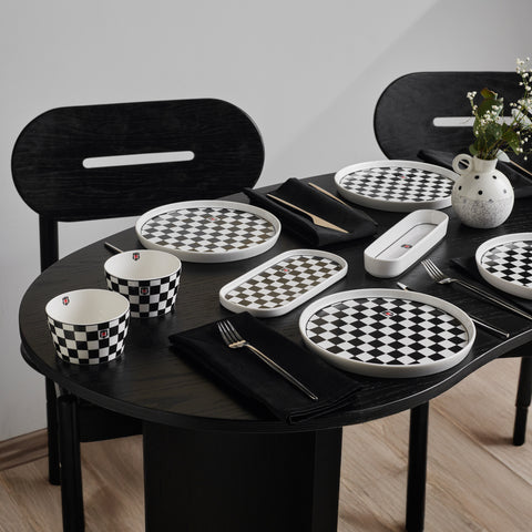 Karaca x Beşiktaş Licensed Forever Bone – 14-Piece Breakfast Set for 6 People