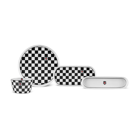 Karaca x Beşiktaş Licensed Forever Bone – 14-Piece Breakfast Set for 6 People