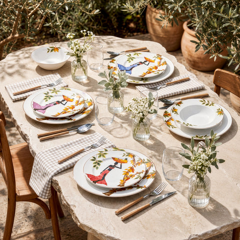 Karaca Elegance Bone Samira – 24-teiliges Tafelservice für 6 Personen