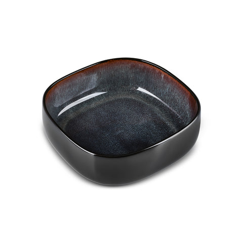 Karaca Earth Collection Galactic Shiny Black 55-teiliges Tafelservice für 12 Personen