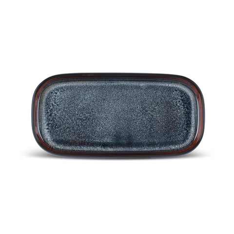 Karaca Earth Collection Galactic Shiny Black 55-teiliges Tafelservice für 12 Personen