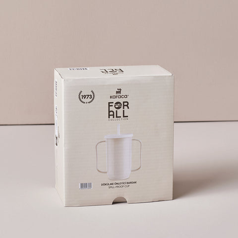 Karaca For All Becher mit Ergonomischen Doppelgriffen, 350 ml