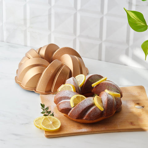 Karaca Mesh Gold Cast Cake Mold, 26 cm