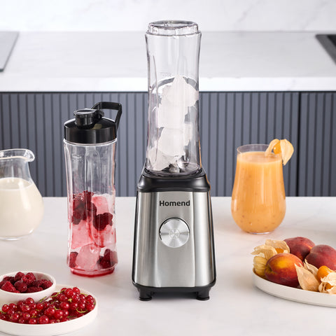 Homend Mixfresh 7010EU Personal Smoothie Blender Edelstahl 350W