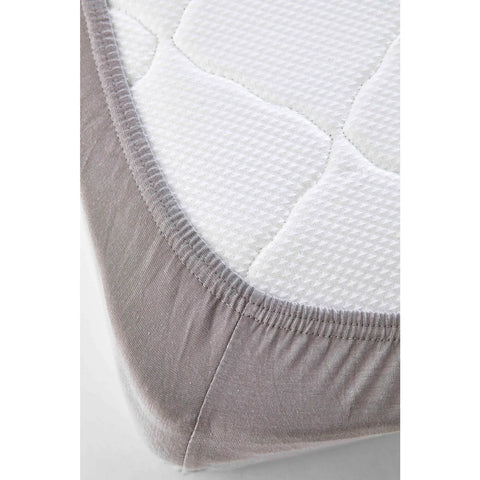 Karaca Home Jersey Fitted Bettlaken Grau (120x200 cm) Öko-Tex Zertifiziert
