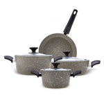 Karaca Biogranit Grey V1 7 Piece Cookware Set