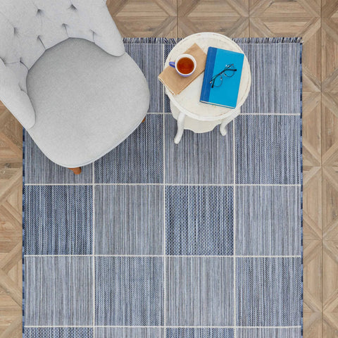 Kaşmir Halı Dogasever Recycelte Baumwollteppiche Delta 120x180 cm