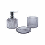 Karaca Home Line 3 Piece Bathroom Set Fume