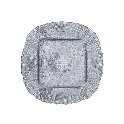 Karaca Canvas Quadratischer Boden Silber