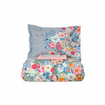 Karaca Home Dulce Blau 100% Baumwolle Einzel Bettbezug Set