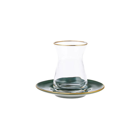 Karaca Retro 12 Teiliges Für 6 Personen Teetassen Set