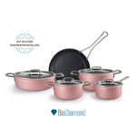 Karaca Mastermaid BioDiamond 9 Parça Tencere Seti Pink