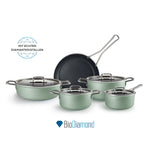 Karaca Mastermaid BioDiamond 9 Parça Tencere Seti Cabbage Green