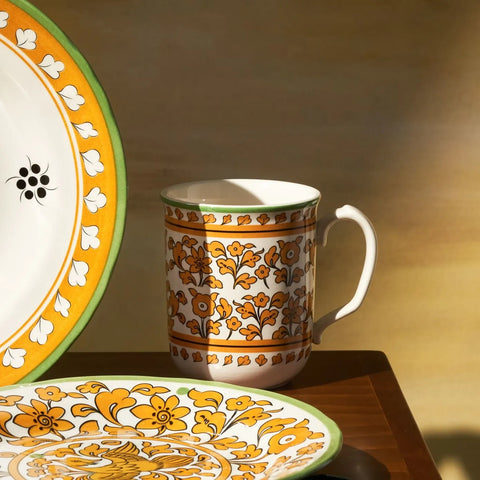 Karaca Paye Selcuklu Serie Gelb Becher 340 ml