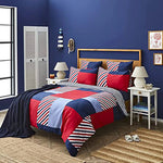 Nautica Home Morris %100 Pamuk Nevresim Takımı, 200 × 200 cm, Lacivert Multi