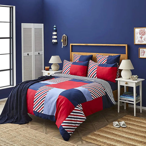 Nautica Morris Bettbezug-Set, 135x200+80x80 Cm