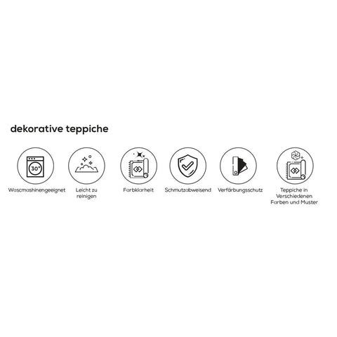 Kaşmir Halı Dekoratif Art Trend Deep Blue Teppich 80 x 300