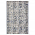 Kasmır Halı 7/24 Alaca Kırkyama Mavı 120X180