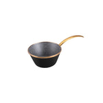 Karaca Troy Konischer Saucenhalter Schwarz 14 cm