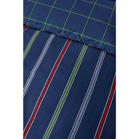 Nautica Home Ray %100 Pamuk Nevresim Takımı, 200 × 200 cm, Lacivert Multi