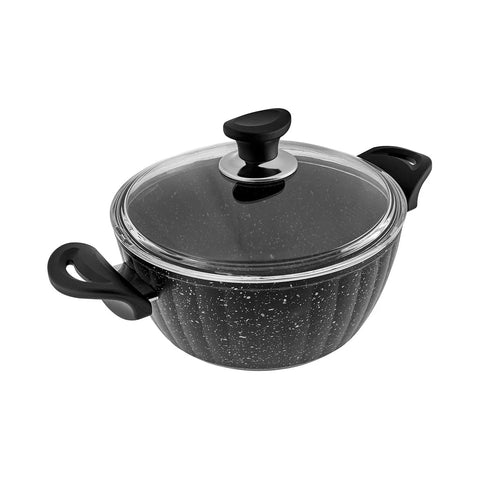 Cookplus Biogranit Dream 7-teiliges Kochgeschirr-Set Schwarz