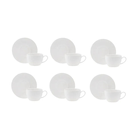 Karaca Seashell 200 ml Teetasse für 6 Personen