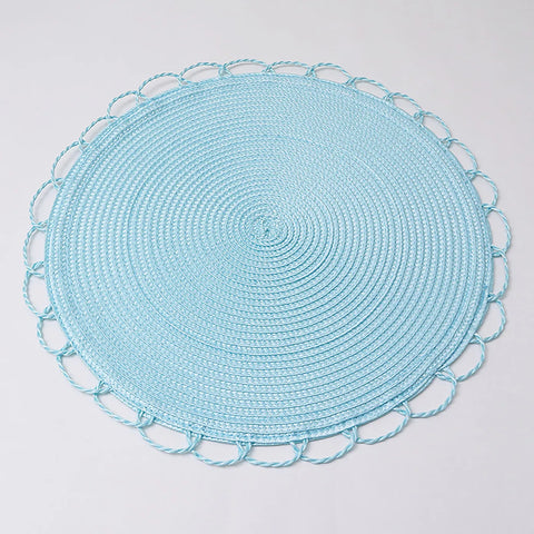 Karaca Sera Woven 2-teiliges amerikanisches Service-Set (Blau)