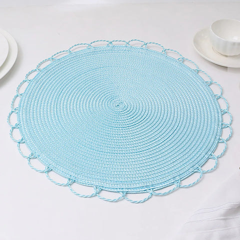 Karaca Sera Woven 2-teiliges amerikanisches Service-Set (Blau)