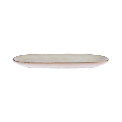Karaca Aria Reactive Glaze Servierplatte, 31cm, Beige