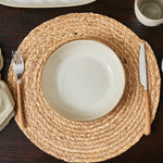 Karaca Aria Reactive Glaze Tiefer Teller, 20 cm, Beige