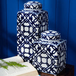 Karaca Home Blue White Dikdörtgen Küp 22 cm
