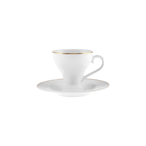 Karaca Biga Kaffeetassen-Set 6 Personen, 90 ml