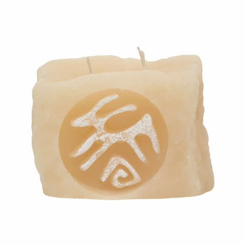 Karaca Home x Arslantepe Stein Kerze 9x10 cm