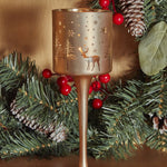 Karaca Home Christmas Helena Gold Cam Mumluk 7x20 Cm