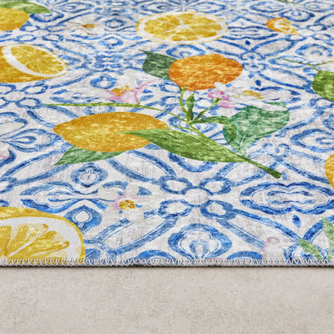Kaşmir Halı Dekoratif Art Küche Zitrone, 80x150 cm