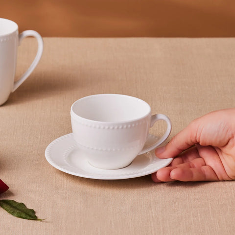Karaca Cody Teetasse und Untertasse 220 ml