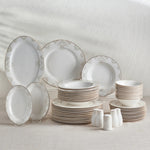 Karaca Siena 56 Teilig 12 Personen New Generation Bone Gold Geschirrset
