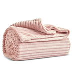 Karaca Ruby Stripe, Wellsoft TV-Decke, Rosa