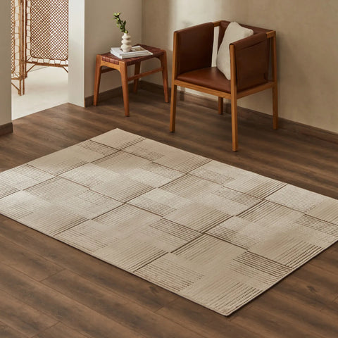 Kaşmir Halı 7/24 İskandinav Elin, Beige, 120x180 cm