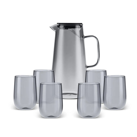 Karaca Parma Wasserset, 7 Teilig, Blau